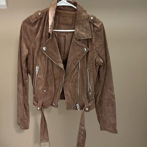 Blank NYC Moto jacket suede